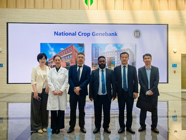 默克莱大学代表团参观国家作物种质资源库.jpg